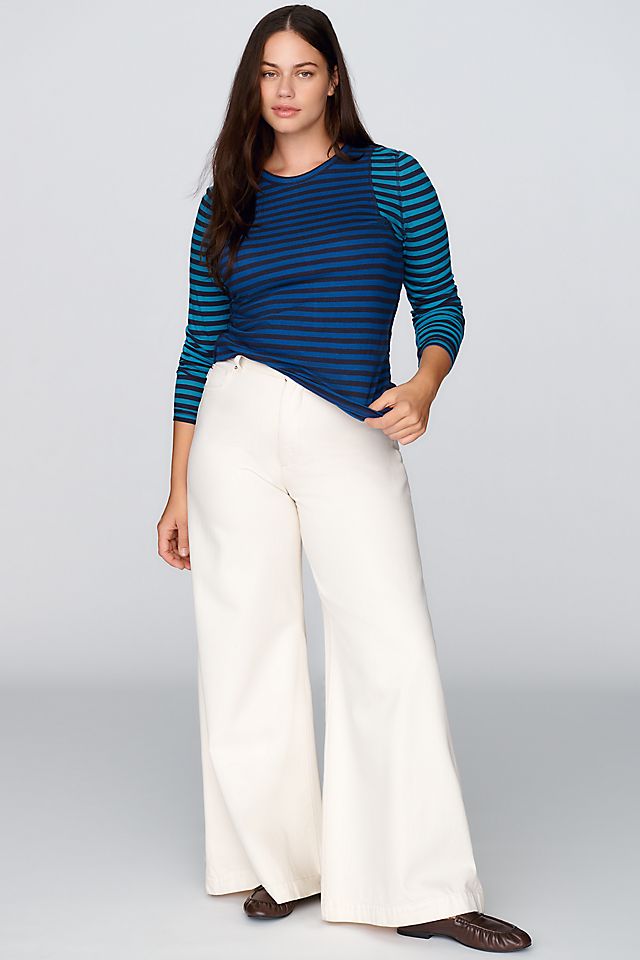 Pilcro Teddy Women's Cotton Modal Tissue Tee 62.2cm
